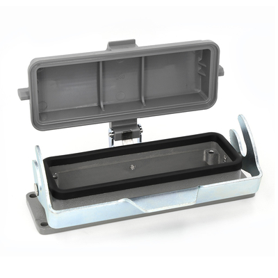 24B隔壁ハウジングはカバーによって24のBのbilkheadハウジングを収納するハン24 Bの単一のレバーを取り替える