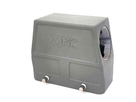 16B高い構造のフードの側面の記入項目の上の記入項目のHartingハウジングが付いている二重錠レバー4のリベットのマッチ